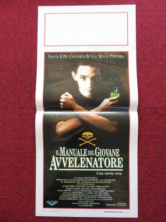 IL MANUALE DEL GIOVANE AVVELENATORE ITALIAN LOCANDINA (27.5"x13") POSTER 1996