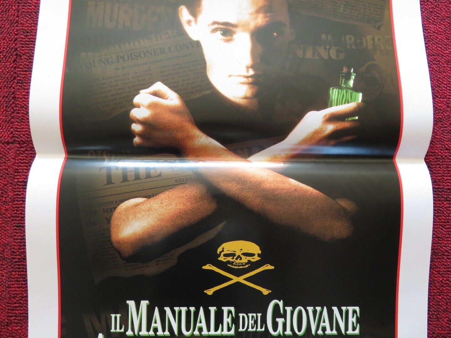 IL MANUALE DEL GIOVANE AVVELENATORE ITALIAN LOCANDINA (27.5"x13") POSTER 1996