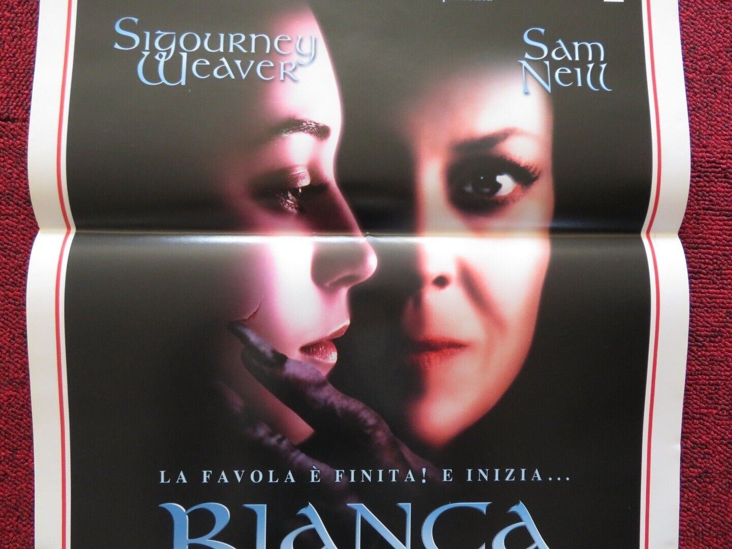 BIANCA NEVE NELLA FORESTA NERA ITALIAN LOCANDINA (27.5"x13") POSTER 1997