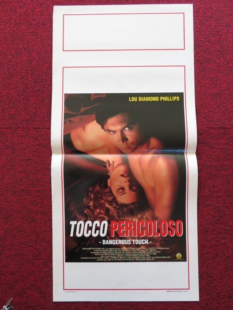 TOCCO PERICOLOSSO / dangerous touch ITALIAN LOCANDINA (27.5"x13") POSTER 1995