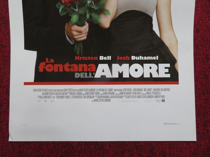 LA FONTANA DELL'AMORE / when in rome  ITALIAN LOCANDINA (27.5"x13") POSTER 2010