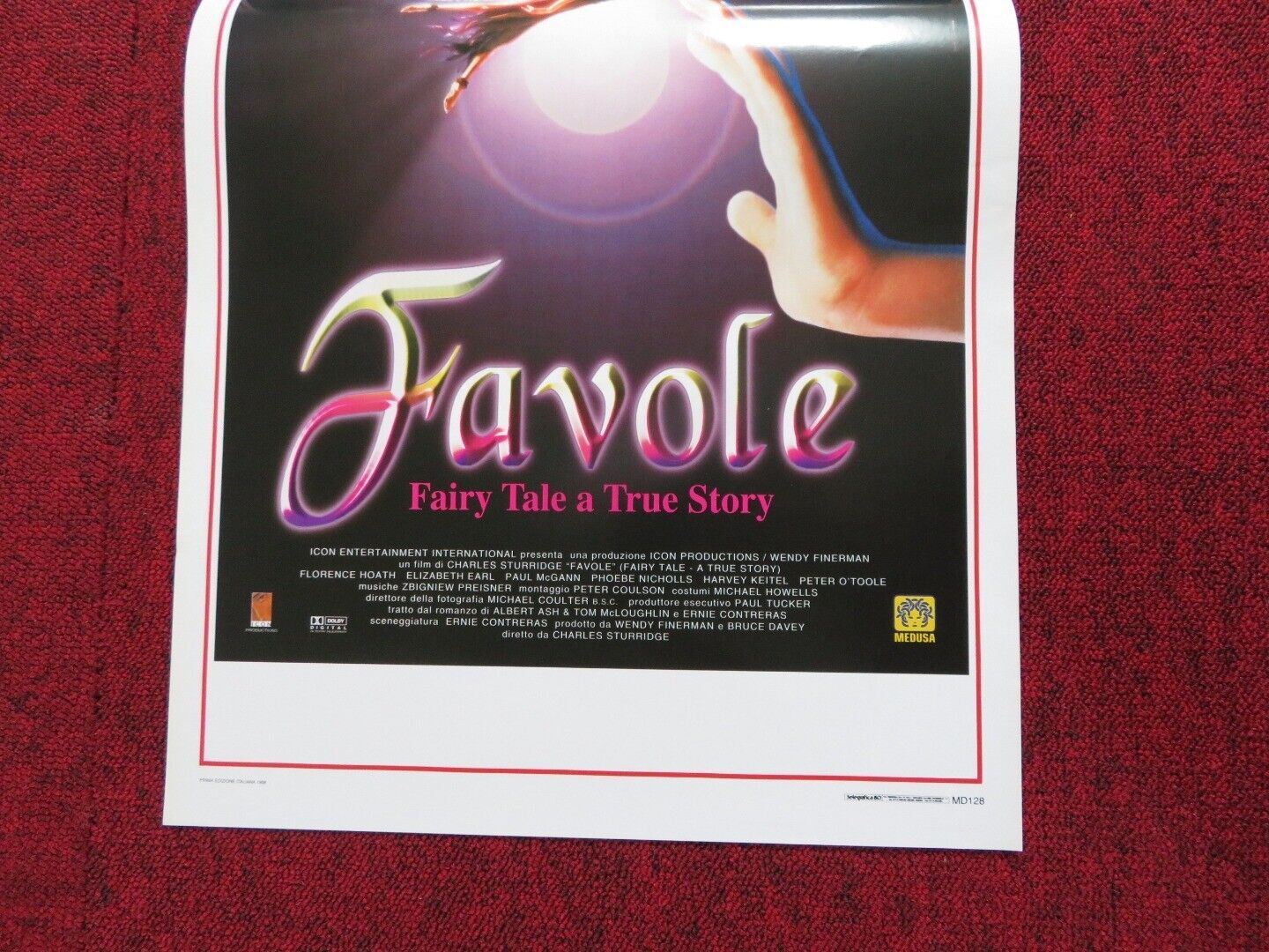 FAVOLE / FAIRY TALE A TRUE STORY  ITALIAN LOCANDINA (27.5"x13") POSTER 1998