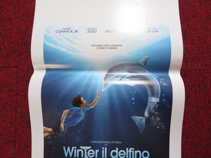 DOLPHIN TALE  ITALIAN LOCANDINA (27.5"x13") POSTER HARRY CONNICK JR. 2011