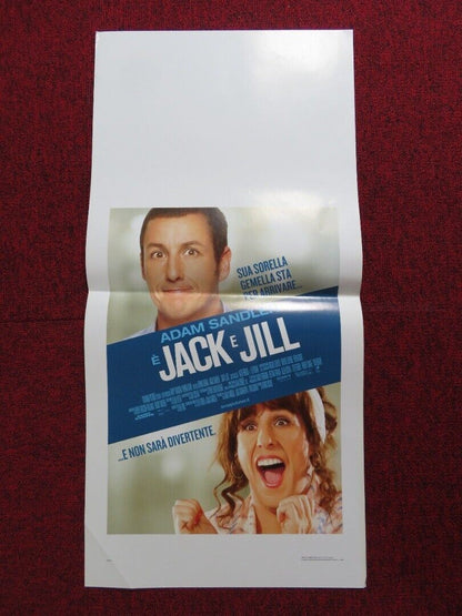 JACK E JILL / JACK AND JILL ITALIAN LOCANDINA (27.5"x13") POSTER A SANDLER 2011