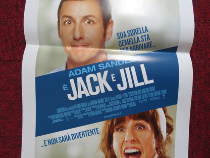 JACK E JILL / JACK AND JILL ITALIAN LOCANDINA (27.5"x13") POSTER A SANDLER 2011