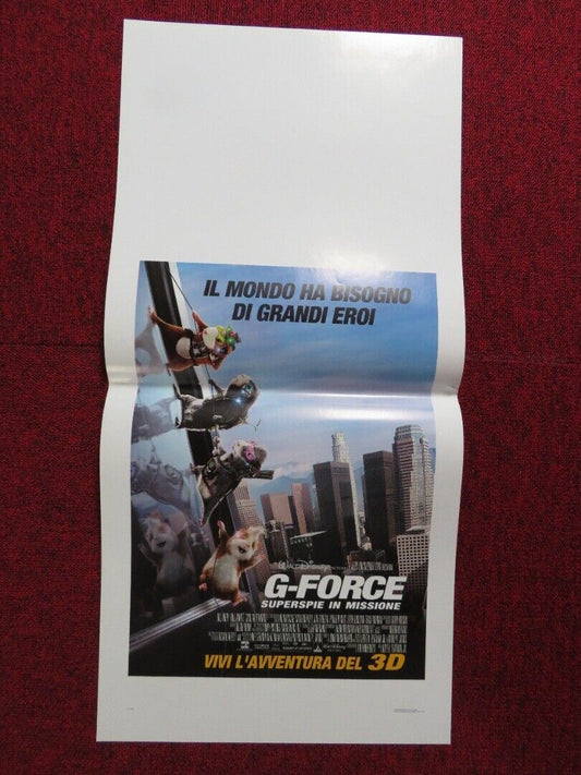 G-FORCE  ITALIAN LOCANDINA (27.5"x13") POSTER DISNEY BILL NIGHY WILL ARNETT 2009