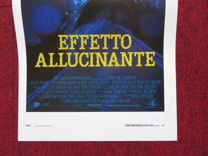 EFFETTO ALLUCINANTE / RUSH ITALIAN LOCANDINA (27.5"x13") POSTER 1992