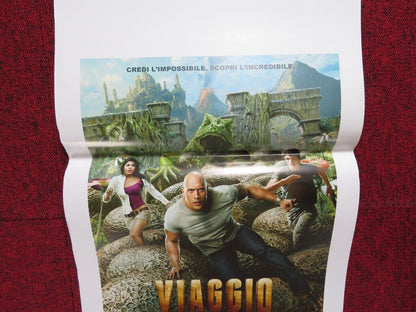 JOURNEY 2: THE MYSTERIOUS ISLAND ITALIAN LOCANDINA (27.5"x13") POSTER 2012