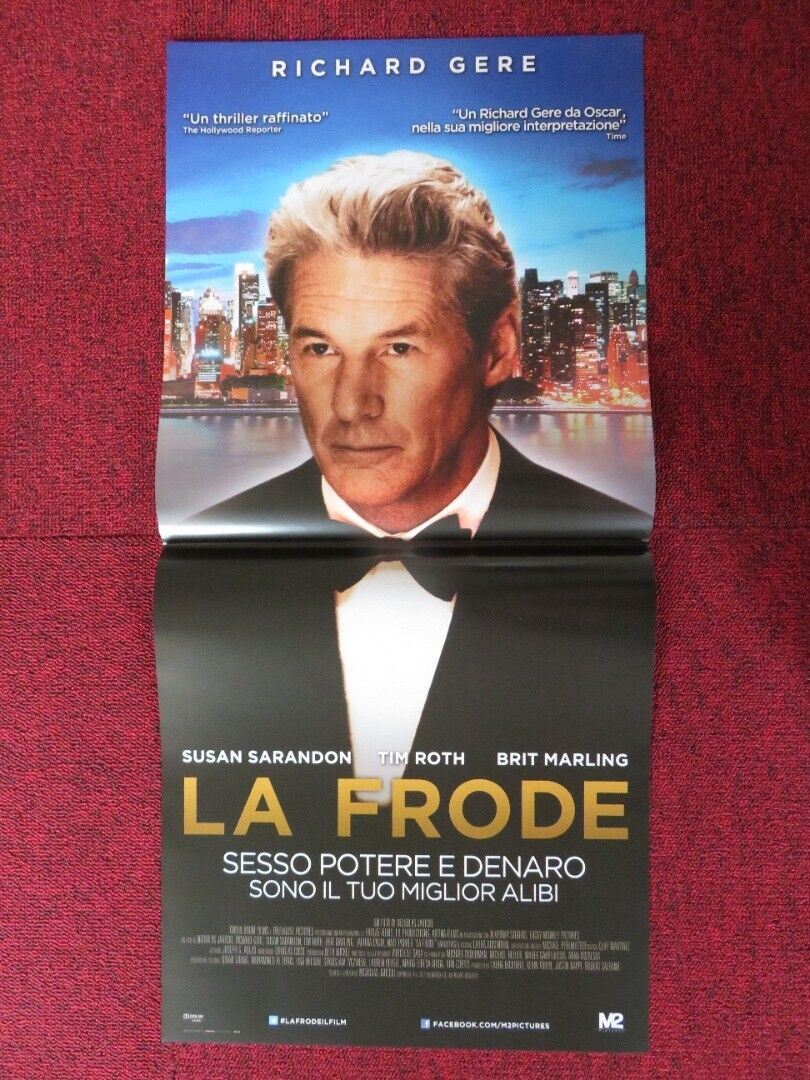 LA FRODE / ARBITRAGE ITALIAN LOCANDINA (26.5"x12.5") POSTER RICHARD GERE 2012