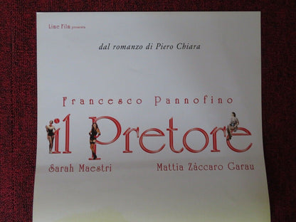 IL PRETORE / the pretor ITALIAN LOCANDINA (26.5"x12.5") POSTER F PANNOFI 2014