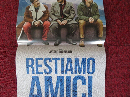 RESTIAMO AMICI  ITALIAN LOCANDINA (26.5"x12.5") POSTER MICHELE RIONDINO 2018