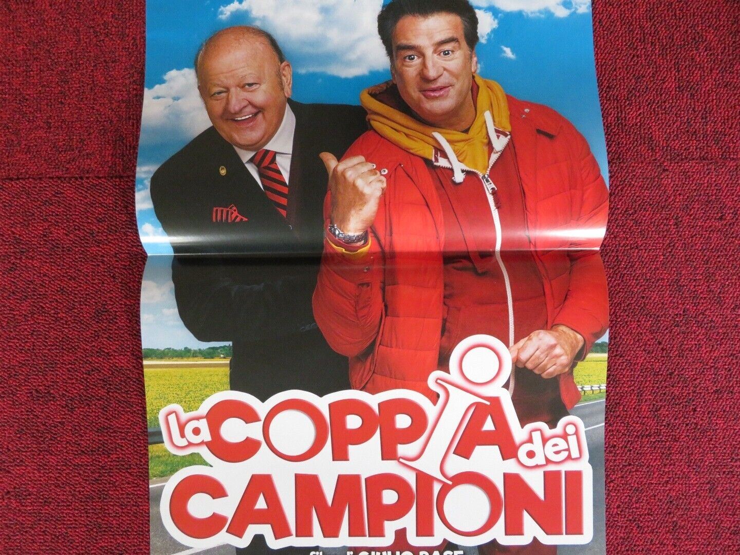 LA COPPIA DEI CAMPIONI ITALIAN LOCANDINA (26.5"x12.5") POSTER 2016