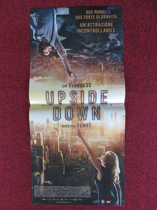 UPSIDE DOWN ITALIAN LOCANDINA (26.5"x12.5") POSTER JIM STURGESS 2012