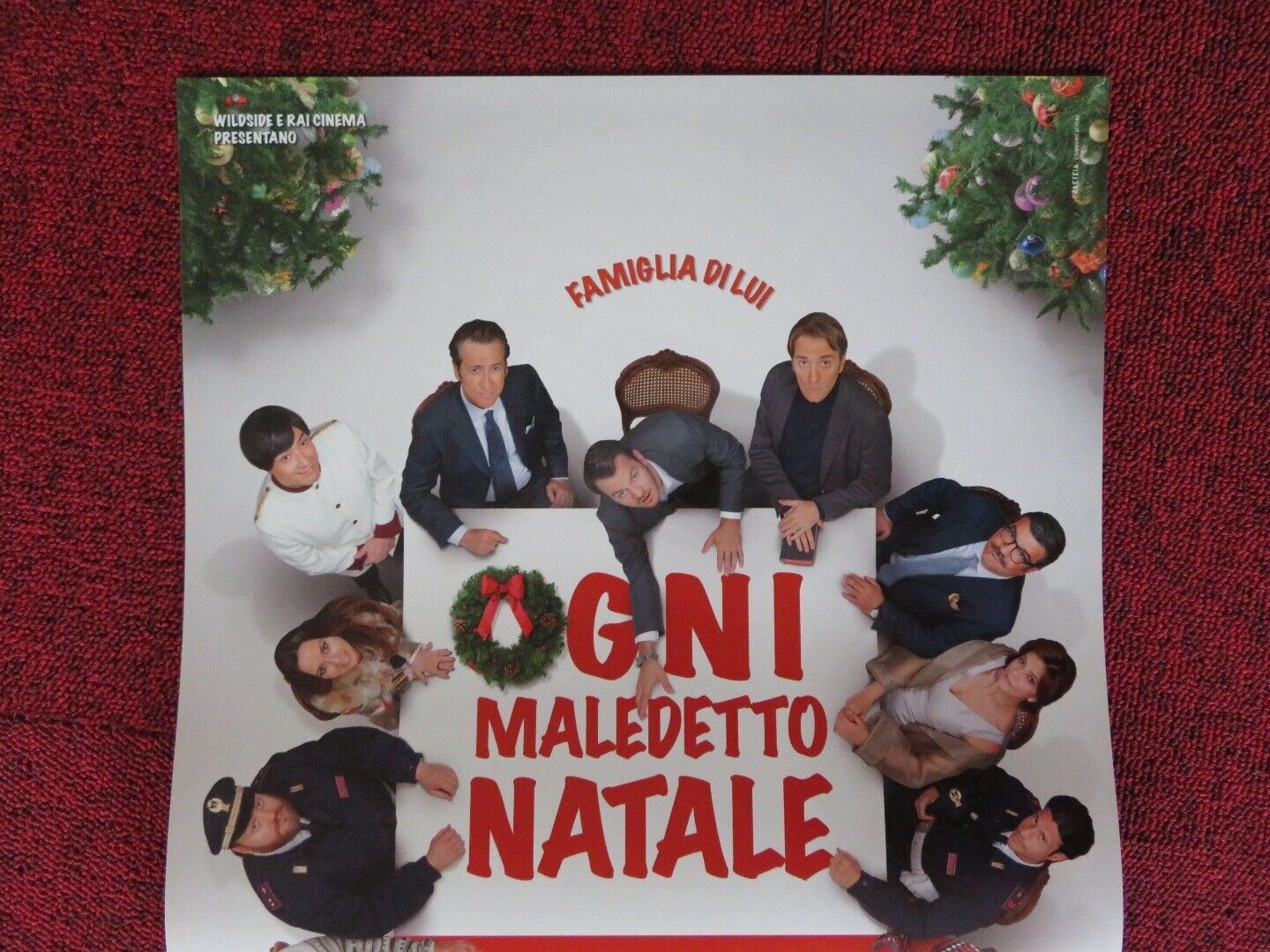 OGNI MALEDETTO NATALE ITALIAN LOCANDINA (26.5"x12.5") POSTER 2014