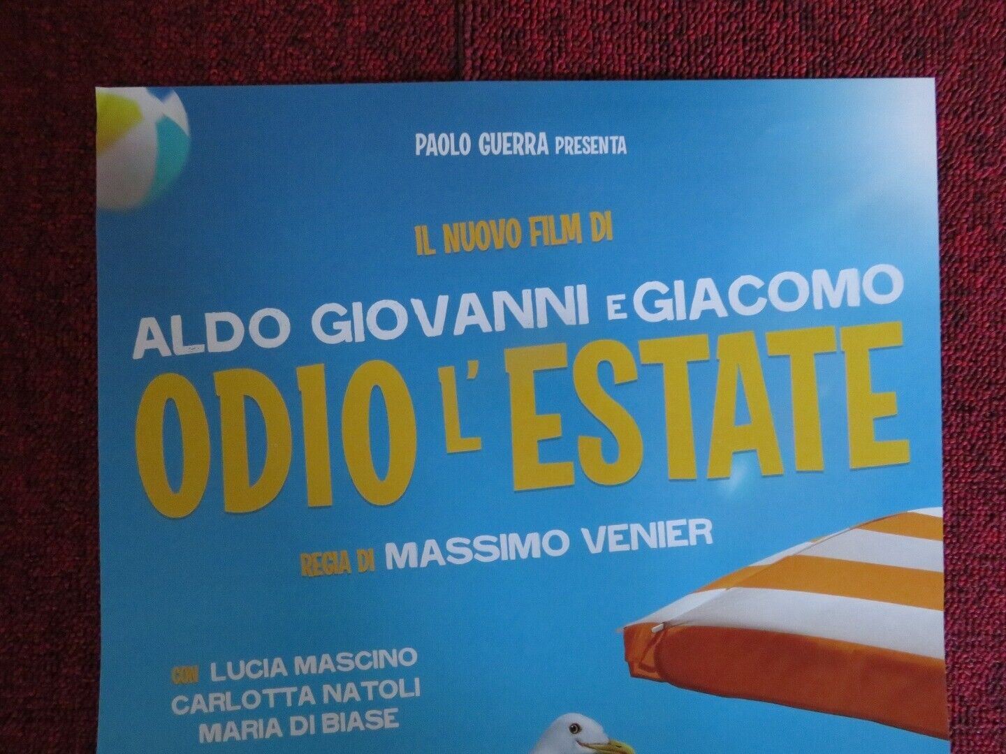 ODIO L'ESTATE / i hate summer ITALIAN LOCANDINA (26.5x12.5