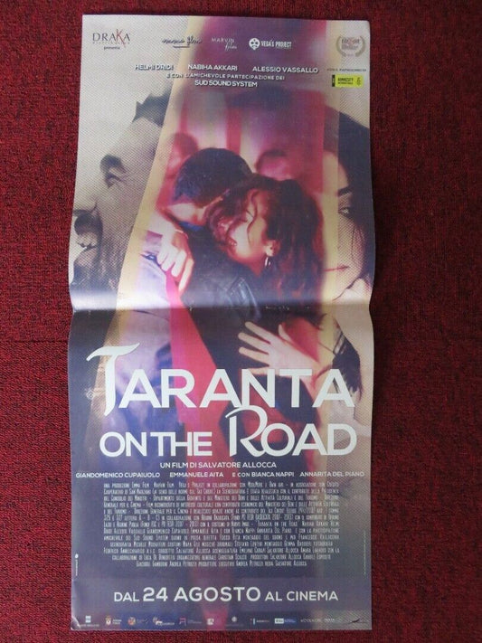 TARANTA ON THE ROAD ITALIAN LOCANDINA (27.5"x13") POSTER EMMANUELE AITA 2017