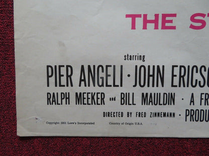 TERASA USA ONE SHEET FOLDED POSTER JOHN ERICSON PIER ANGELI 1951