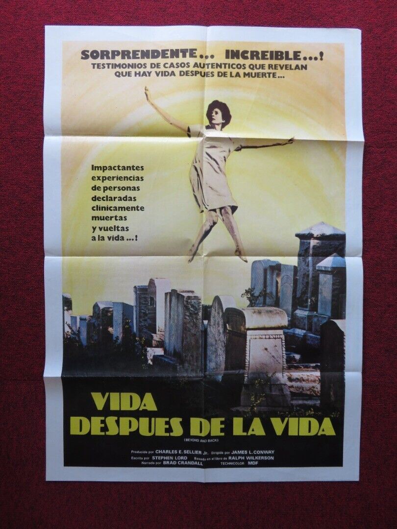 BEYOND AND BACK MEXICO ONE SHEET FOLDED POSTER BRAD CRANDAL VERN ADIX 1978