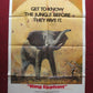 KING ELEPHANT USA ONE SHEET FOLDED POSTER DAVID WAYNE 1971