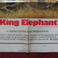 KING ELEPHANT USA ONE SHEET FOLDED POSTER DAVID WAYNE 1971