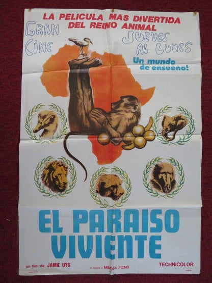 EL PARAISO VIVIENTE / BEAUTIFUL PEOPLE ARGENTINA ONE SHEET POSTER PADDY O'BYRNE