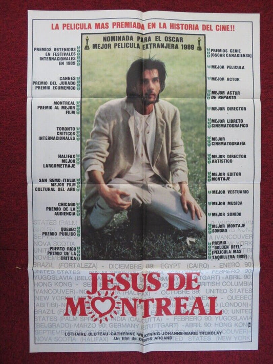 JESUS OF MONTREAL MEXICO ONE SHEET POSTER LOTHAIRE BLUTEAU CATHERINE WILKENING