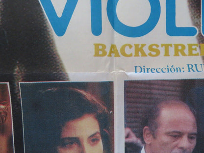 BACKSTREET DREAMS ARGENTINA ONE SHEET POSTER BROOKE SHIELDS JASON O'MALLEY 1990