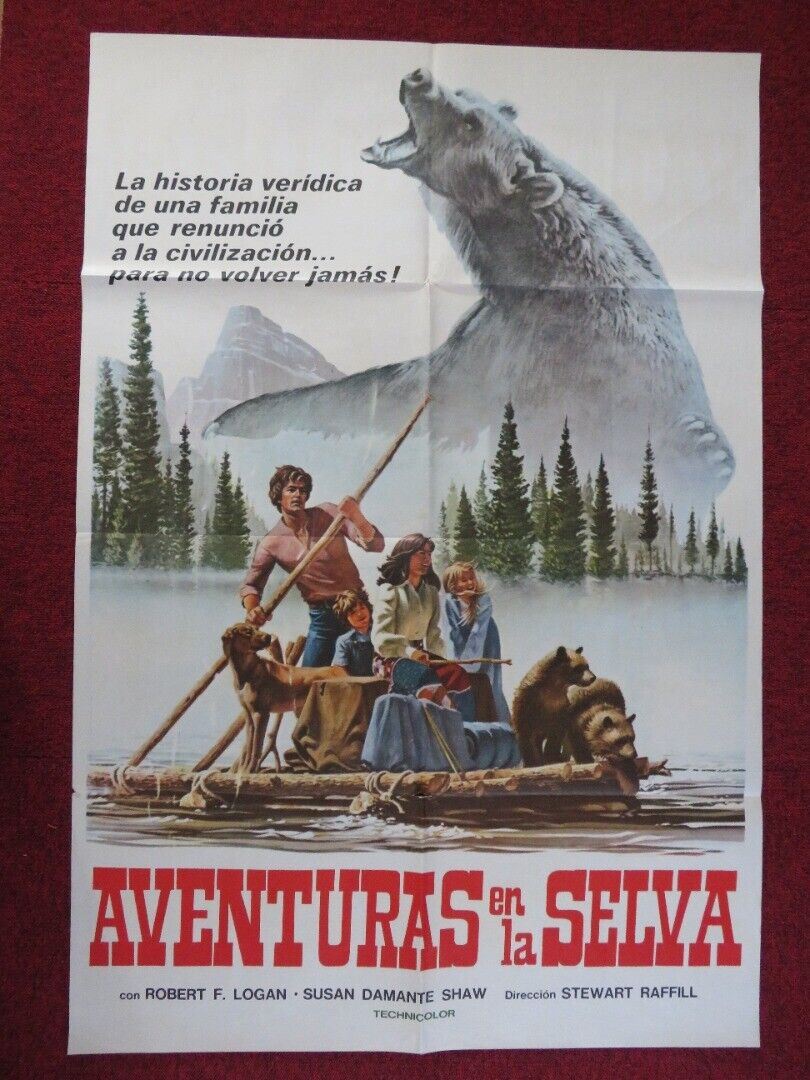 THE ADVENTURES OF THE WILDERNESS FAMILY ARGENTINA ONE SHEET POSTER 1975