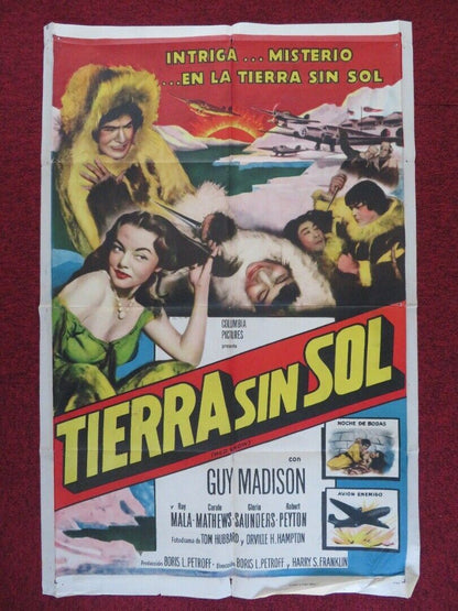 RED SNOW MEXICO ONE SHEET FOLDED POSTER GUY MADISON RAY MALA 1952