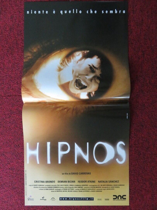 HIPNOS ITALIAN LOCANDINA (25"x12.5") POSTER CRISTINA BRONDO DEMIAN BICHIR 2004