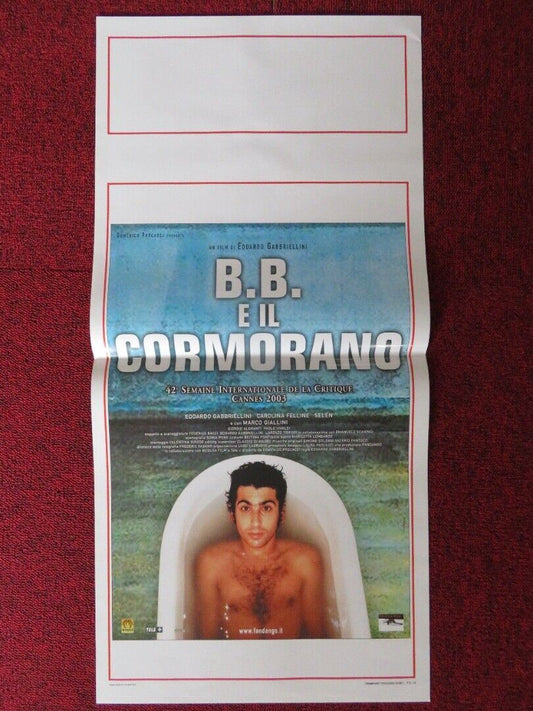 B.B. E IL CORMORANO ITALIAN LOCANDINA (27.5"x13") POSTER EDOARDO GABBRIELLINI