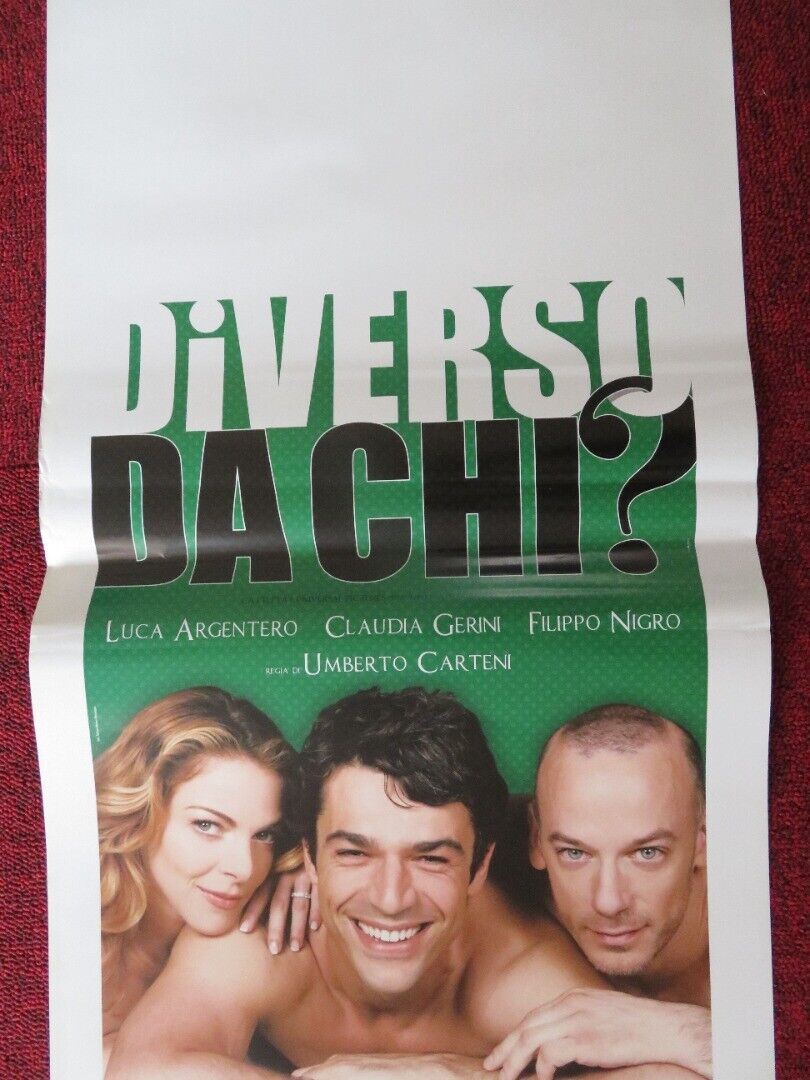 DIVERSO DA CHI? ITALIAN LOCANDINA (27.5"x13") POSTER LUCA ARGENTERO 2009