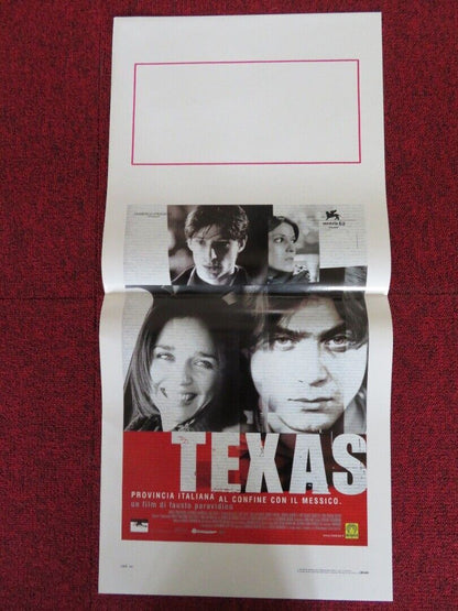 TEXAS ITALIAN LOCANDINA (27.5"x13") POSTER FAUSTO PARAVIDINO RICCARDO SCAMARCIO