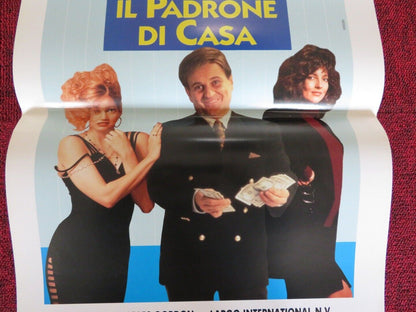 IL PADRONE DI CASA / The Super ITALIAN LOCANDINA (27.5"x13") POSTER JOE PESCI