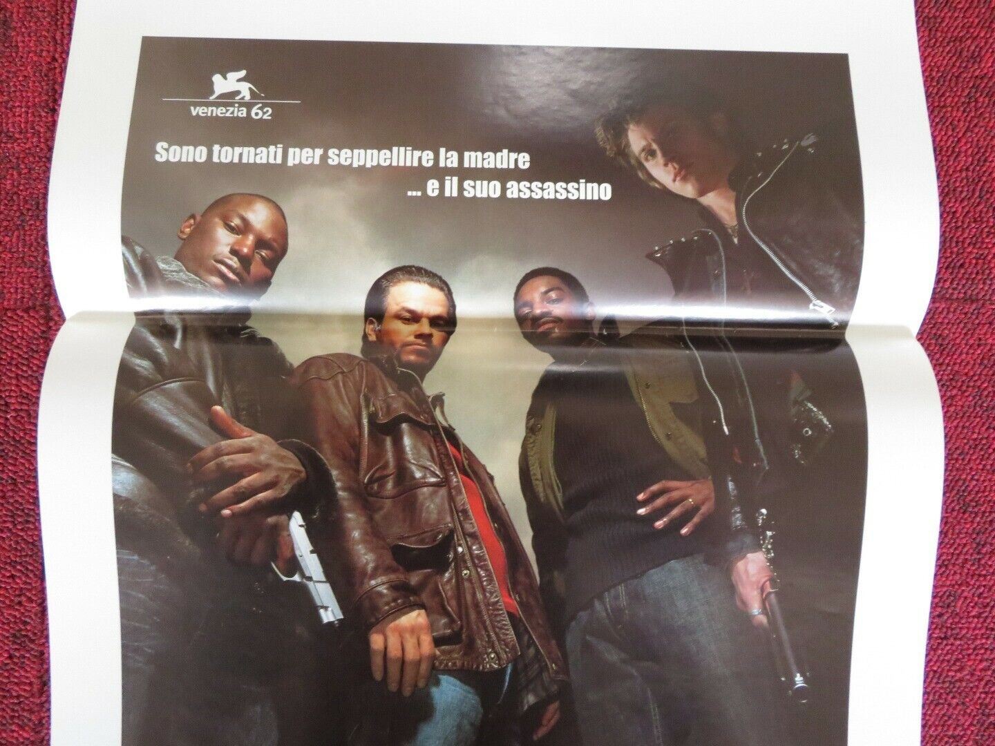 FOUR BROTHERS ITALIAN LOCANDINA (27.5"x13") POSTER MARK WAHLBERG ANDRE 3000 2005