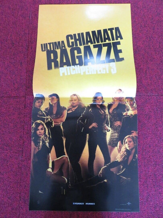 PITCH PERFECT 3 ITALIAN LOCANDINA (26.5"x12.5") POSTER REBEL WILSON 2017