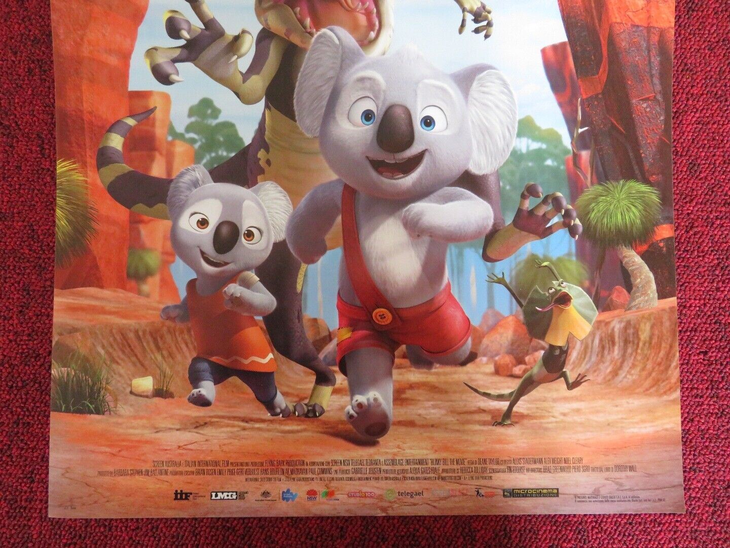 BLINKY BILL THE MOVIE ITALIAN LOCANDINA (26.5"x12.5") POSTER TONI COLLETTE 2015