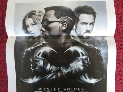 BLADE: TRINITY ITALIAN LOCANDINA (27.5"x13") POSTER WESLEY SNIPES JESSICA BIEL