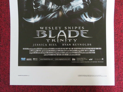 BLADE: TRINITY ITALIAN LOCANDINA (27.5"x13") POSTER WESLEY SNIPES JESSICA BIEL