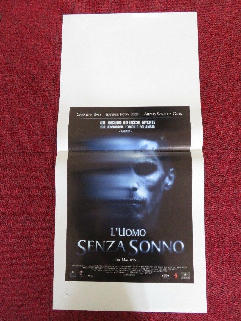 THE MACHINIST ITALIAN LOCANDINA (27.5"x13") POSTER CHRISTIAN BALE 2004