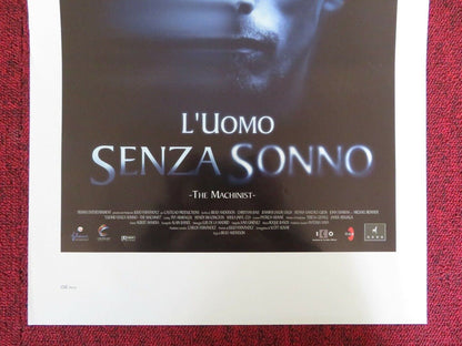 THE MACHINIST ITALIAN LOCANDINA (27.5"x13") POSTER CHRISTIAN BALE 2004