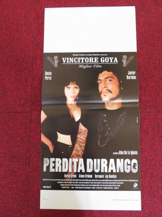 PERDITA DURANGO ITALIAN LOCANDINA (27.5"x13") POSTER JAVIER BARDEM ROSIE PEREZ