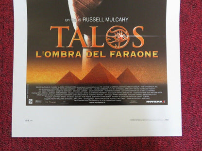 TALOS L'OMBRA DEL FARAONE ITALIAN LOCANDINA (27.5"x13") POSTER JASON SCOTT LEE