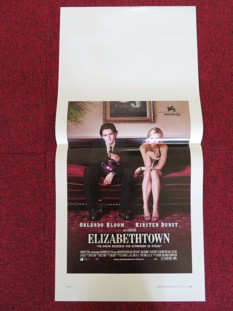 ELIZABETH TOWN ITALIAN LOCANDINA (27.5"x13") POSTER ORLANDO BLOOM KIRSTEN DUNST