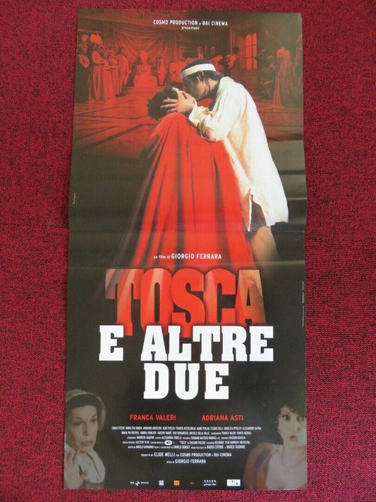 TOSCA E ALTRE DUE ITALIAN LOCANDINA (26"x12.5") POSTER FRANCA C ADRIANA 2003