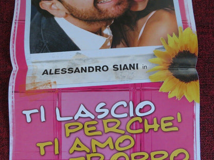 TI LASCIA PERCHE TI AMO TROPPO ITALIAN LOCANDINA (26.5"x11.5") POSTER 2006