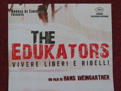 THE EDUKATORS ITALIAN LOCANDINA (26.5"x12.5") POSTER DANIEL BRUHL J JENTSCH 2004