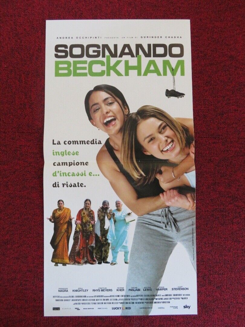 BEND IT LIKE BECKHAM ITALIAN LOCANDINA (25.5"x12.5") POSTER KEIRA KNIGHTLEY 2002