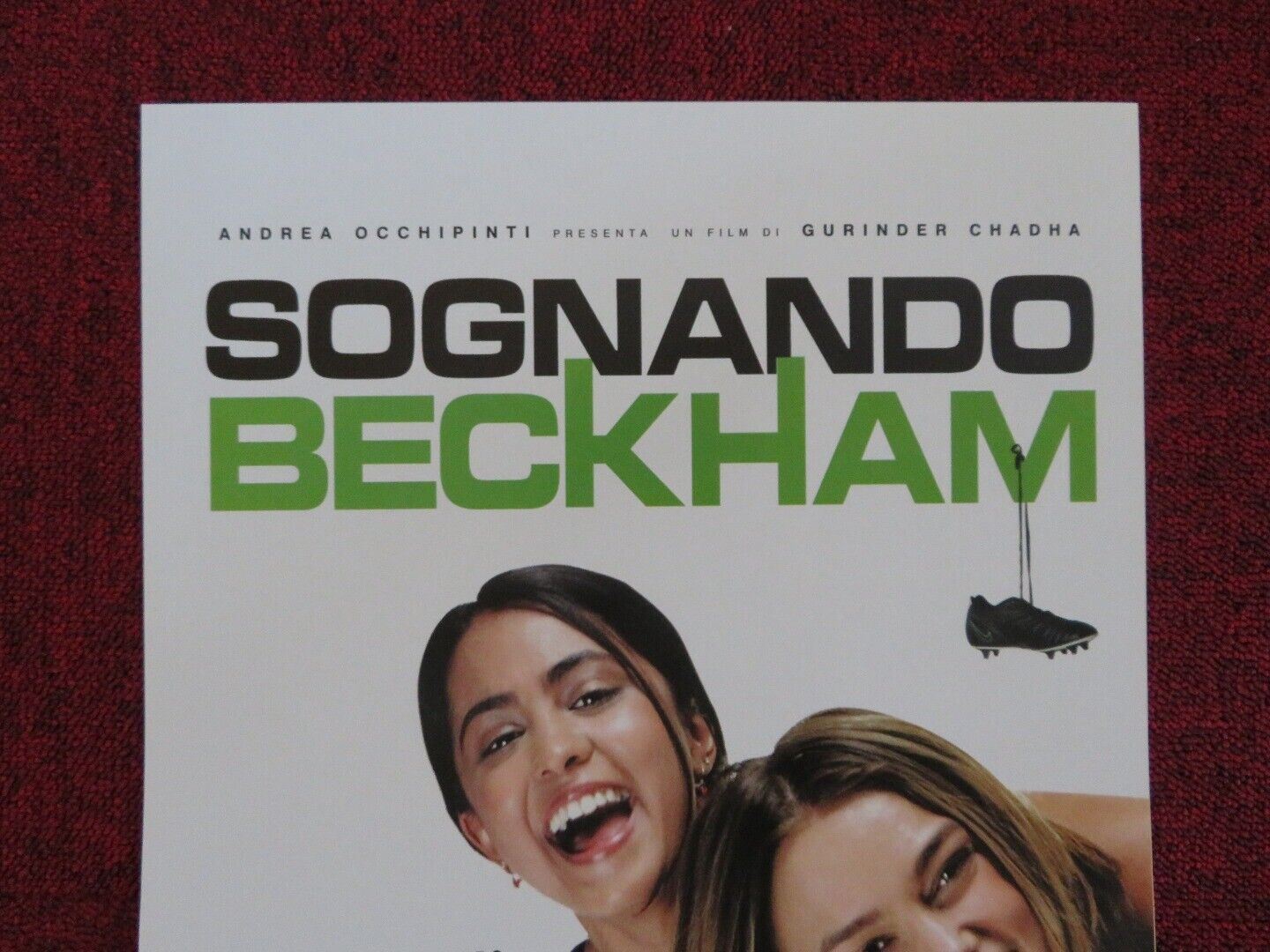 BEND IT LIKE BECKHAM ITALIAN LOCANDINA (25.5"x12.5") POSTER KEIRA KNIGHTLEY 2002