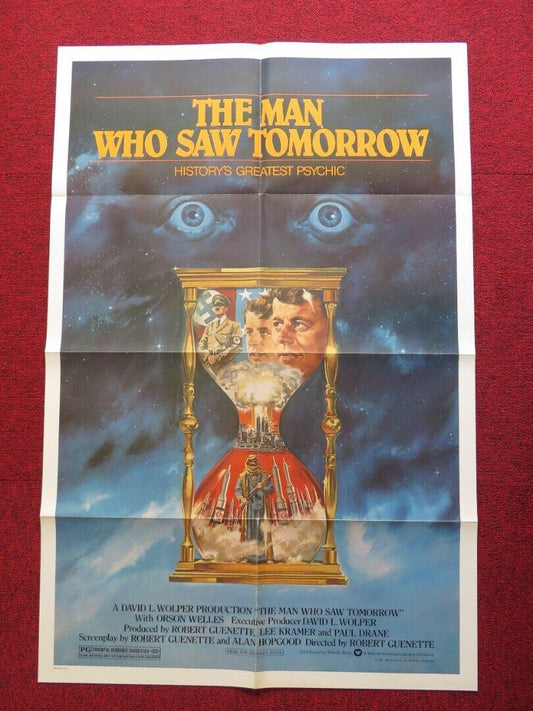 THE MAN WHO SAW TOMORROW US ONE SHEET POSTER ORSON WELLES PHILIP L. CLARKE 1981